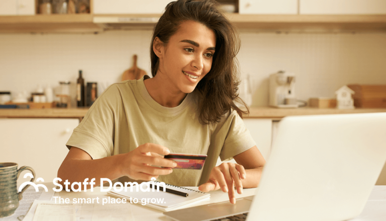 Women learning about Flexible payment option while shopping